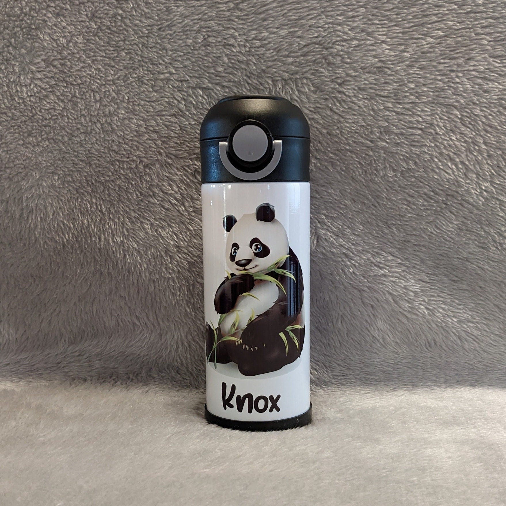 Panda Cup, Panda Bear Water Bottle Can Be Personalized, Kids water bottle, Personalized Kids Cup, Panda Bear Cup, Kids Panda Water Bottle