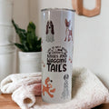 Love Is Wet Noses Dog Tumbler 20oz With Reusable Straw