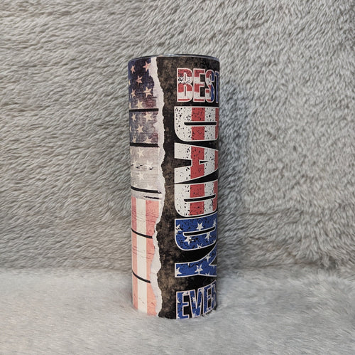 Best Daddy Ever Tumbler With Straw, Gift For Him, Gift for Dad, 20oz Insulated Tumbler Great For Work Home Or On The Go