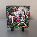 Slate Ladybug Picture With Display Legs