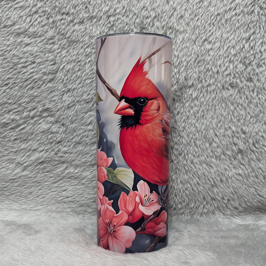 Cardinal Tumbler 20oz With Reusable Straw, Can Be Personalized
