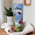 Nature Inspired Ladybug Tumbler 20oz With Reusable Straw Can Be Personalized