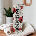 Ladybug Tumbler Can Be Personalized,  Ladybug Cup With Name, Includes A  Reusable Straw, Ladybug Gift For Her, For Home Work Or On The Go