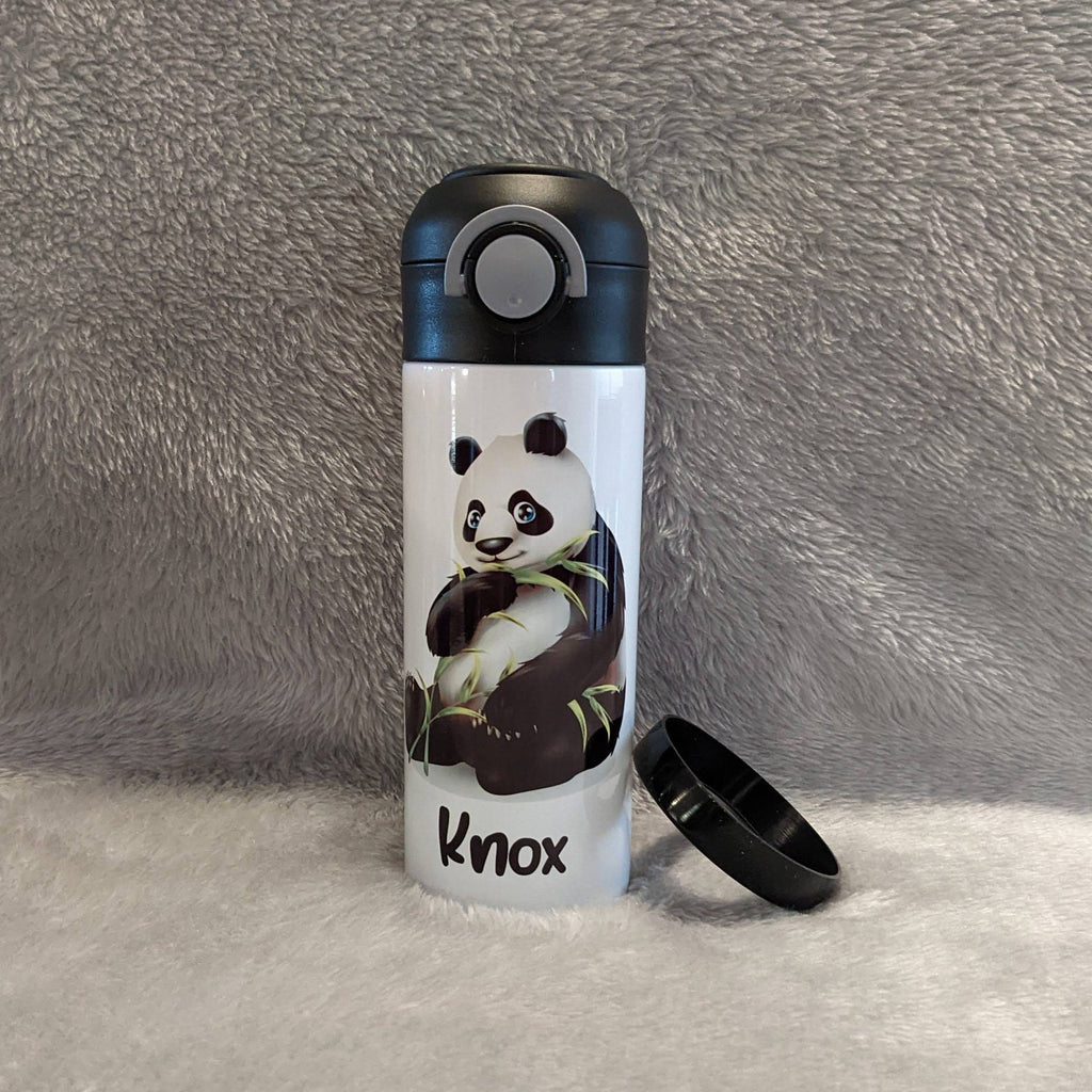 Panda Cup, Panda Bear Water Bottle Can Be Personalized, Kids water bottle, Personalized Kids Cup, Panda Bear Cup, Kids Panda Water Bottle