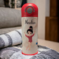 Girls Gymnastic Water Bottle Can Be Personalized, Gymnast Cup, Personalized Kids Cup, Kids Gymnastic Cup, Kids Flip top Cup, Pop Top Tumbler