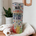 Autism Tumbler 20oz With Reusable Straw