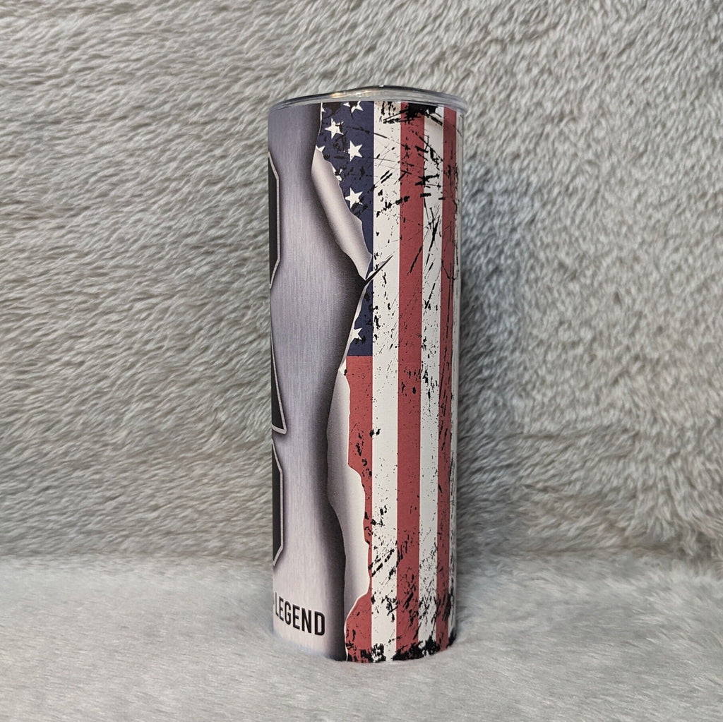 Dad Man Myth Legend Tumbler, Dad Cup, Dad Gift, Gift For Him, Gift For Dad, 20oz Insulated Tumbler With Reusable Straw