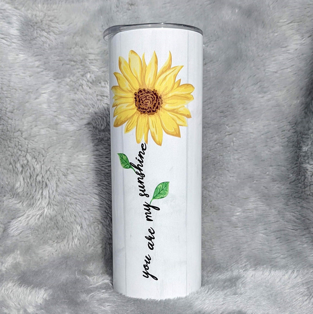 MOM You Are My Sunshine tumbler, Tumbler For Mom, Sunflower Tumbler, 20oz Insulated Tumbler, Gift For Her, Gift For Mom