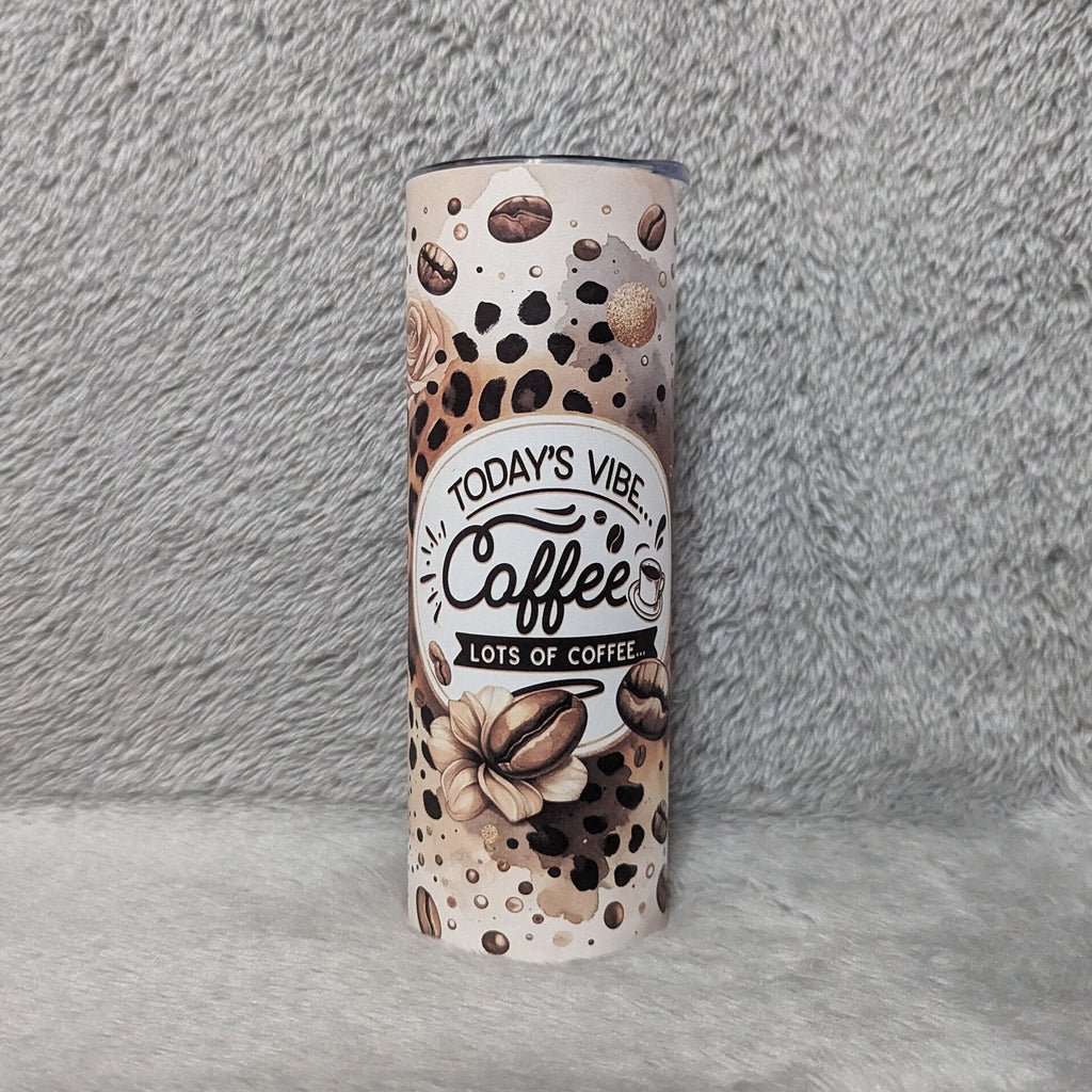 Today's Vibe Coffee Tumbler 20oz With Reusable Straw