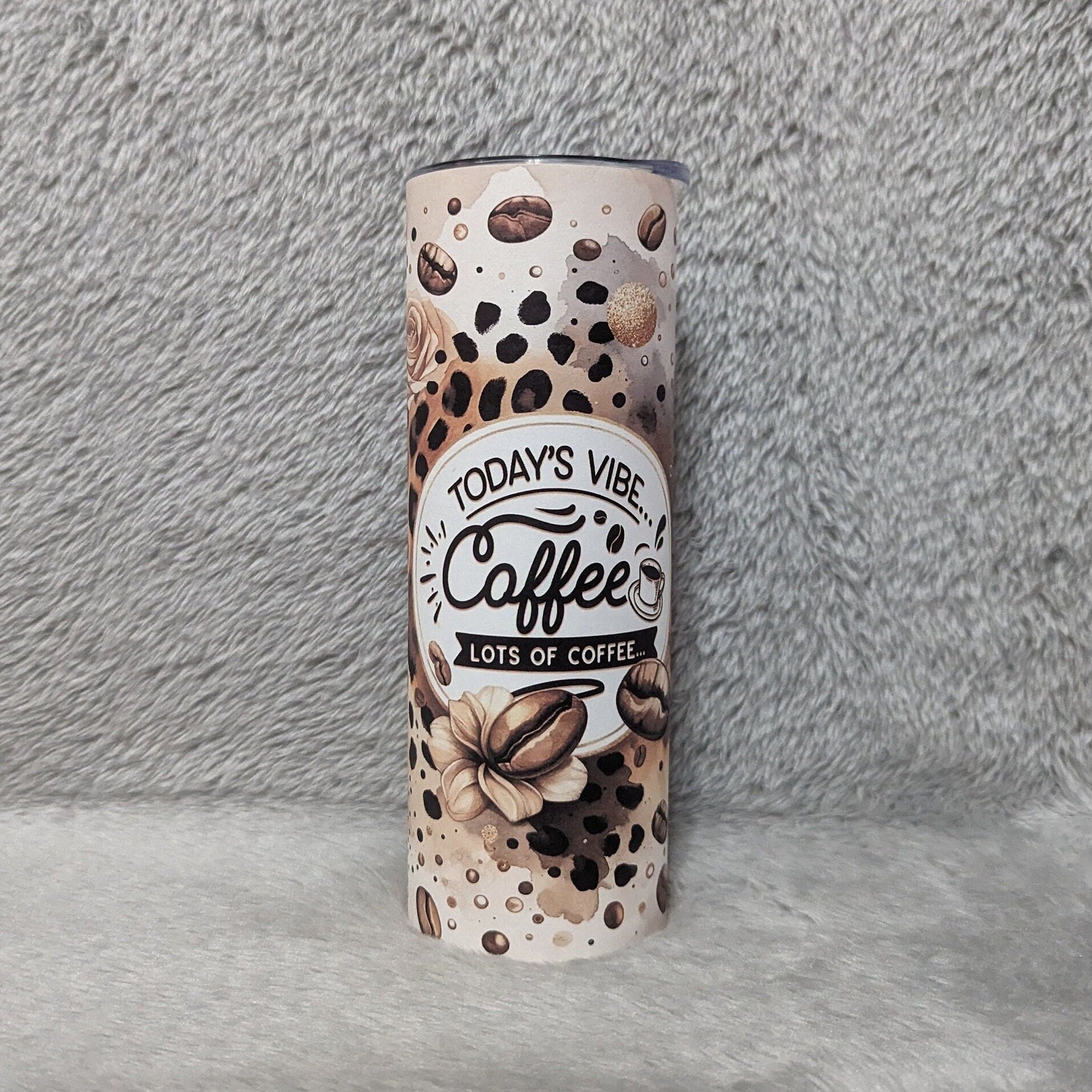 Today's Vibe Coffee Tumbler 20oz With Reusable Straw