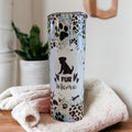 Fur Mama Dog Tumbler, Dog Lover Tumbler, Great Gift For Dog Lover, Gift For pet Owner, Includes Reusable Plastic Straw