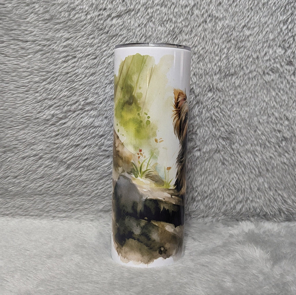Yorkshire Dog Tumbler 20oz Can Be Personalized