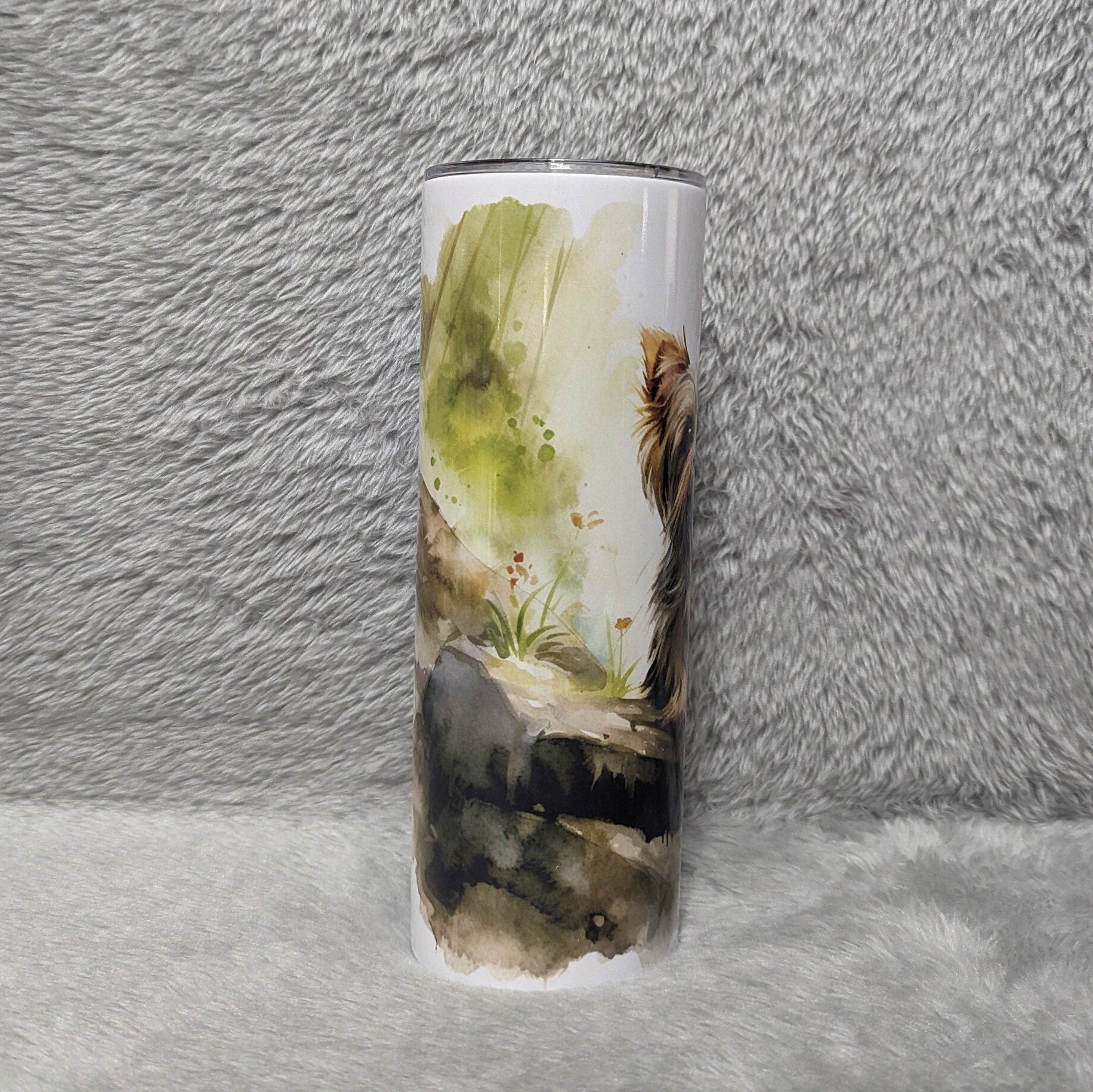 Yorkshire Dog Tumbler 20oz Can Be Personalized