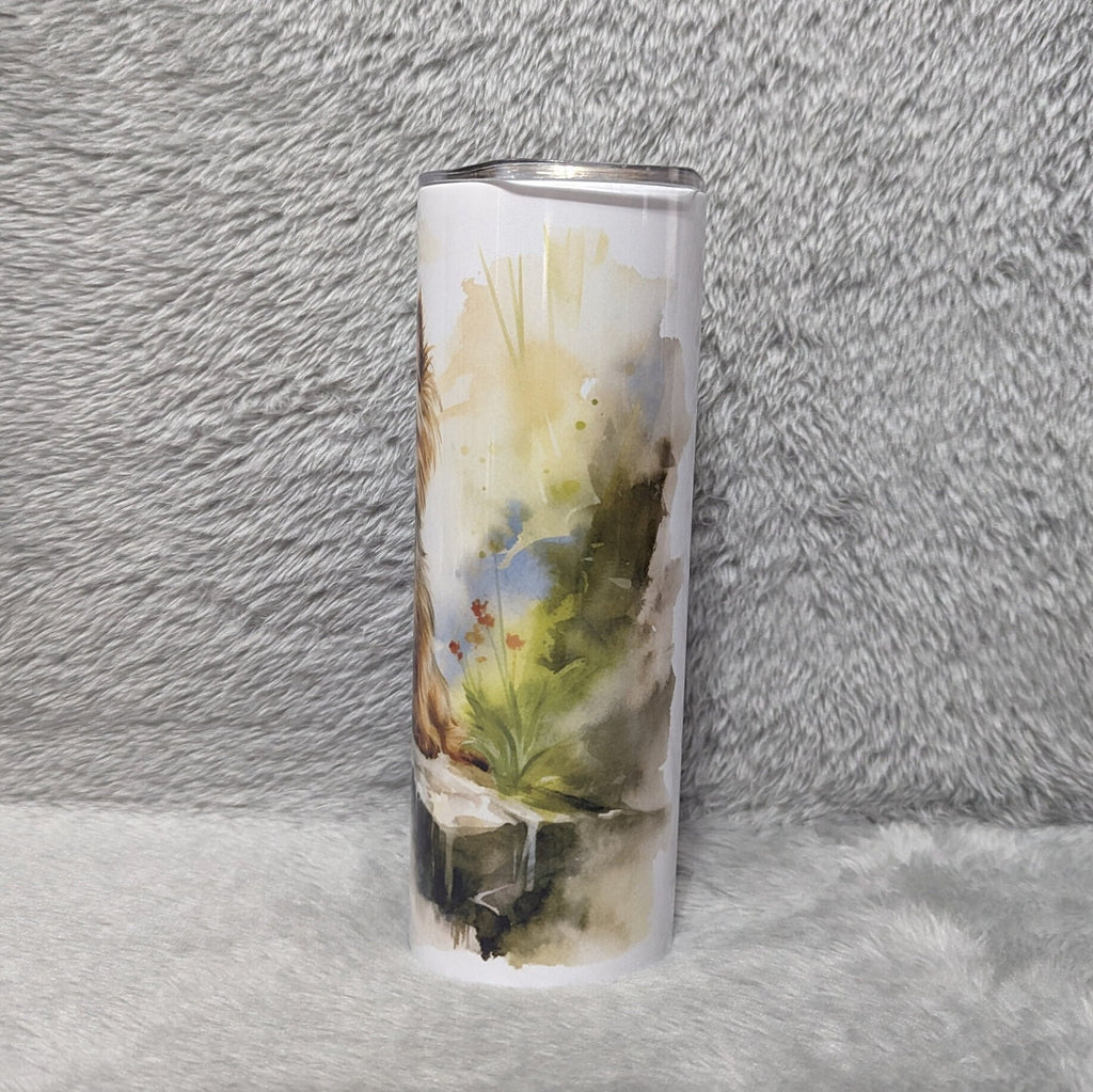 Yorkshire Dog Tumbler 20oz Can Be Personalized