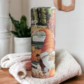 Fall Gnome Tumbler Personalized, Gnome Cup With Name, Gnome Gift, Fall Gift, 20oz Gnome Tumbler With A Reusable Straw, Fall Tumbler