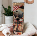 Because Of The Brave Eagle Tumbler, 2nd Amendment Tumbler, Eagle Gift, Beautiful Eagle Cup, Gift For Her, Gift For Him, Personalized Tumbler