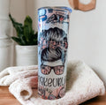 Makeup Life Tumbler 20oz With Reusable Straw, Can Be Personalized