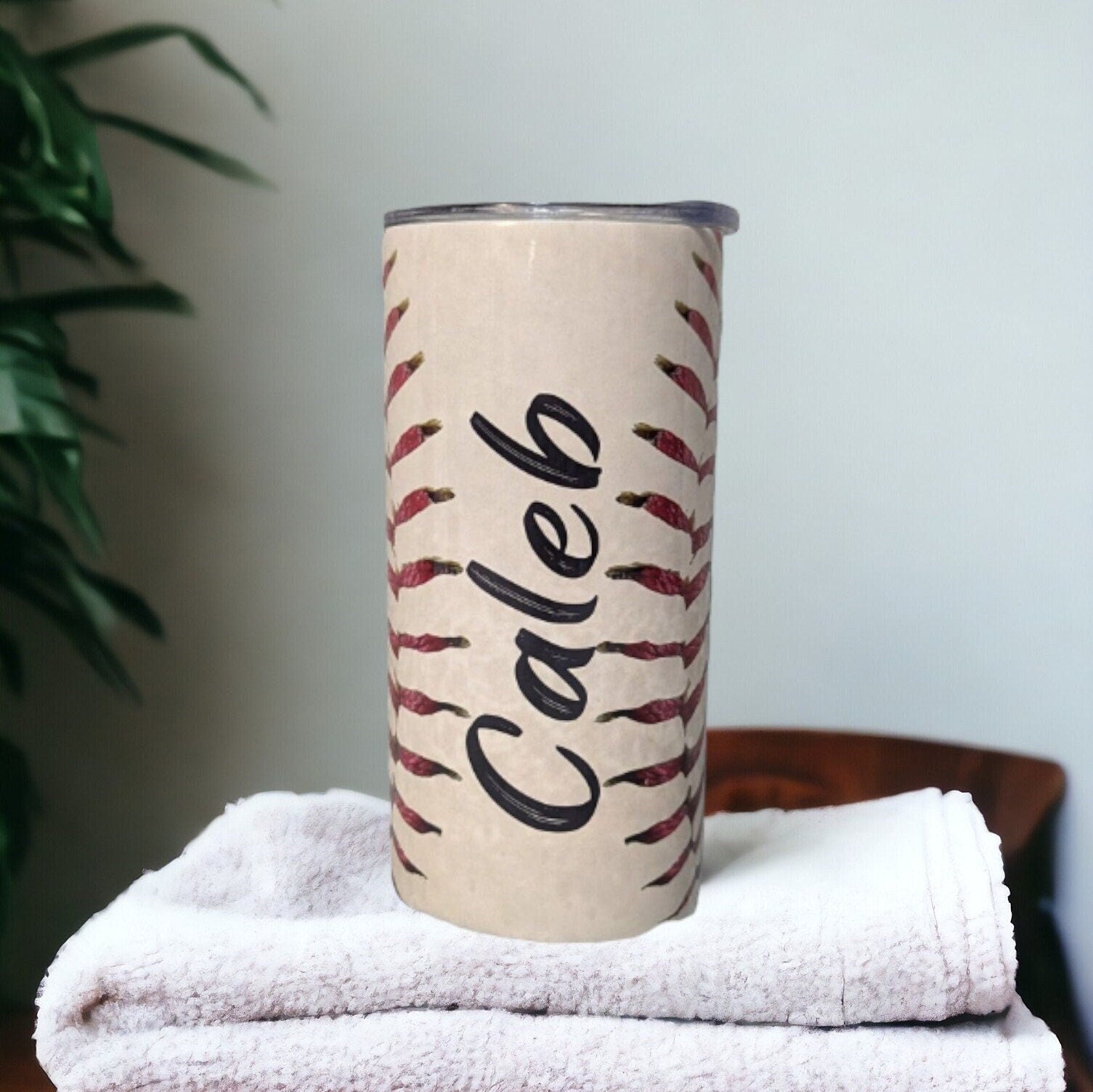 Personalized Kids Baseball Tumbler, Perfect Gift for Little Athletes, Toddler Tumbler With Straw, Kids Cup With Name, Kids Gift