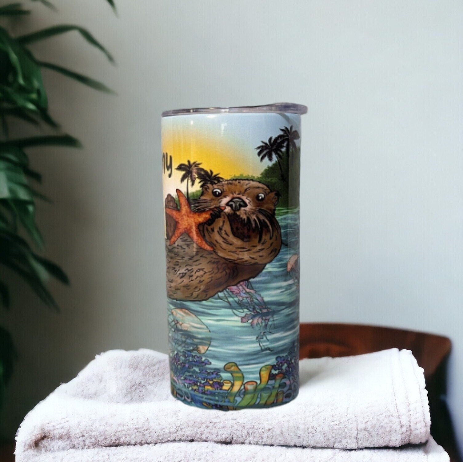 Otter Cup, Kids Otter Cup, kids Personalized Tumbler, Personalized Tumbler, Otter Tumbler, Kids Cup, Cartoon Otter, Personalized Kids Cups