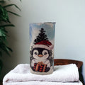 Kids Christmas Penguin Tumbler, Can Be Personalized, Penguin Cup With Name, 15oz Tumbler With Reusable Plastic Straw