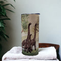 Kids Dinosaur Tumbler, Personalized Tumbler, Brachiosaurus Cup With Name, Kids Tumbler, Dinosaur Cup With Reusable  Plastic Straw