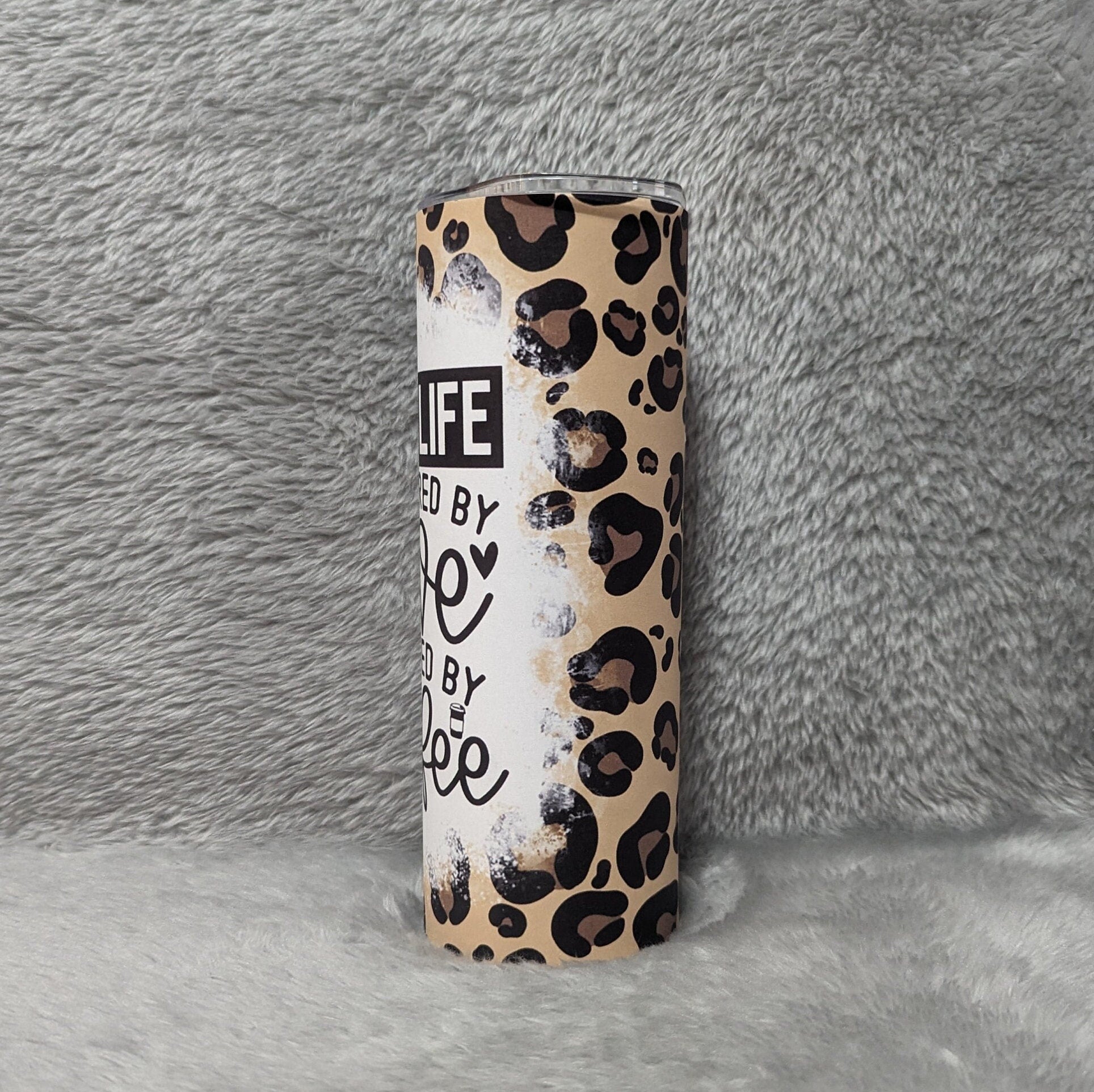 Mom Life Powered By Love Fueled By Coffee Tumbler 20oz With Reusable Straw