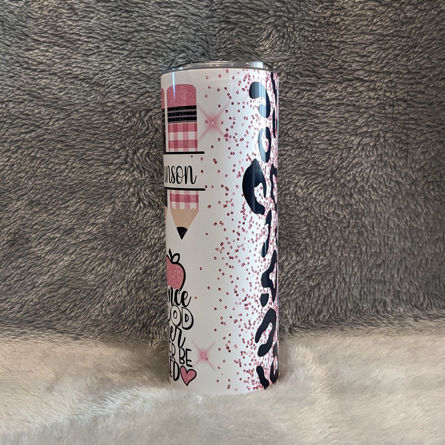 The Influence Of A Good Teacher Can Never Be Erased, Teacher Tumbler Personalized, Teacher Cup With Name, Teacher Gift For Everyday Use
