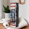 Best Dad Ever Truck Driver Tumbler With Reusable Plastic Straw, Can Also Be Personalized, Hot Cold Drinkware, Best Dad Ever Cup