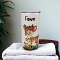 Kids Deer Tumbler, Kids Deer Cup, Kids Personalized Tumblers, Kids Tumbler, Deer Design, Customized Tumbler, Toddler Tumbler With Straw