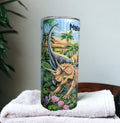 Kids Dinosaur Tumbler With Reusable Plastic Straw, Dinosaur Tumbler, Dinosaur Theme, Kids Personalized Tumbler, 15oz tumbler, Insulated Cup