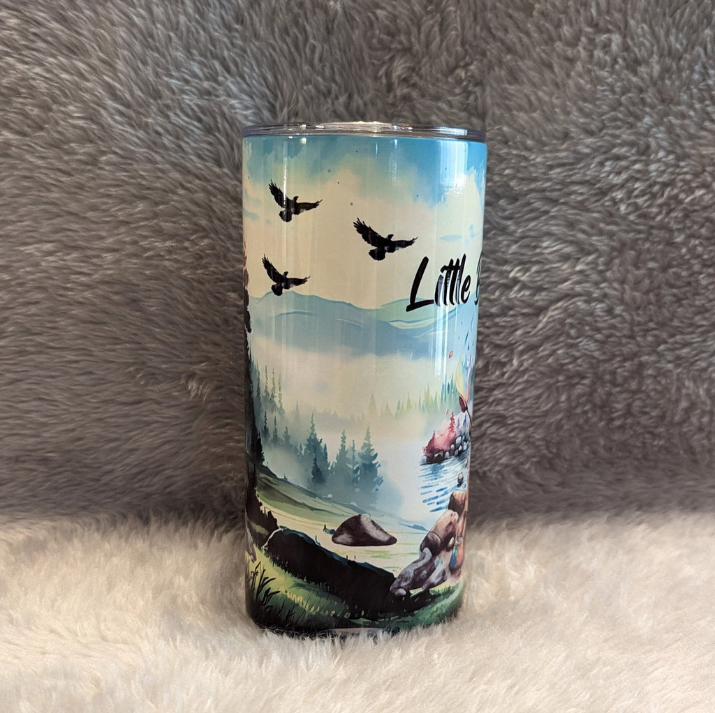 Campfire Bear Tumbler Can Be Personalized, Kids Camping Cup With Name, Bear Cup For Kids, Bear Tumbler, Includes Reusable Plastic Straw