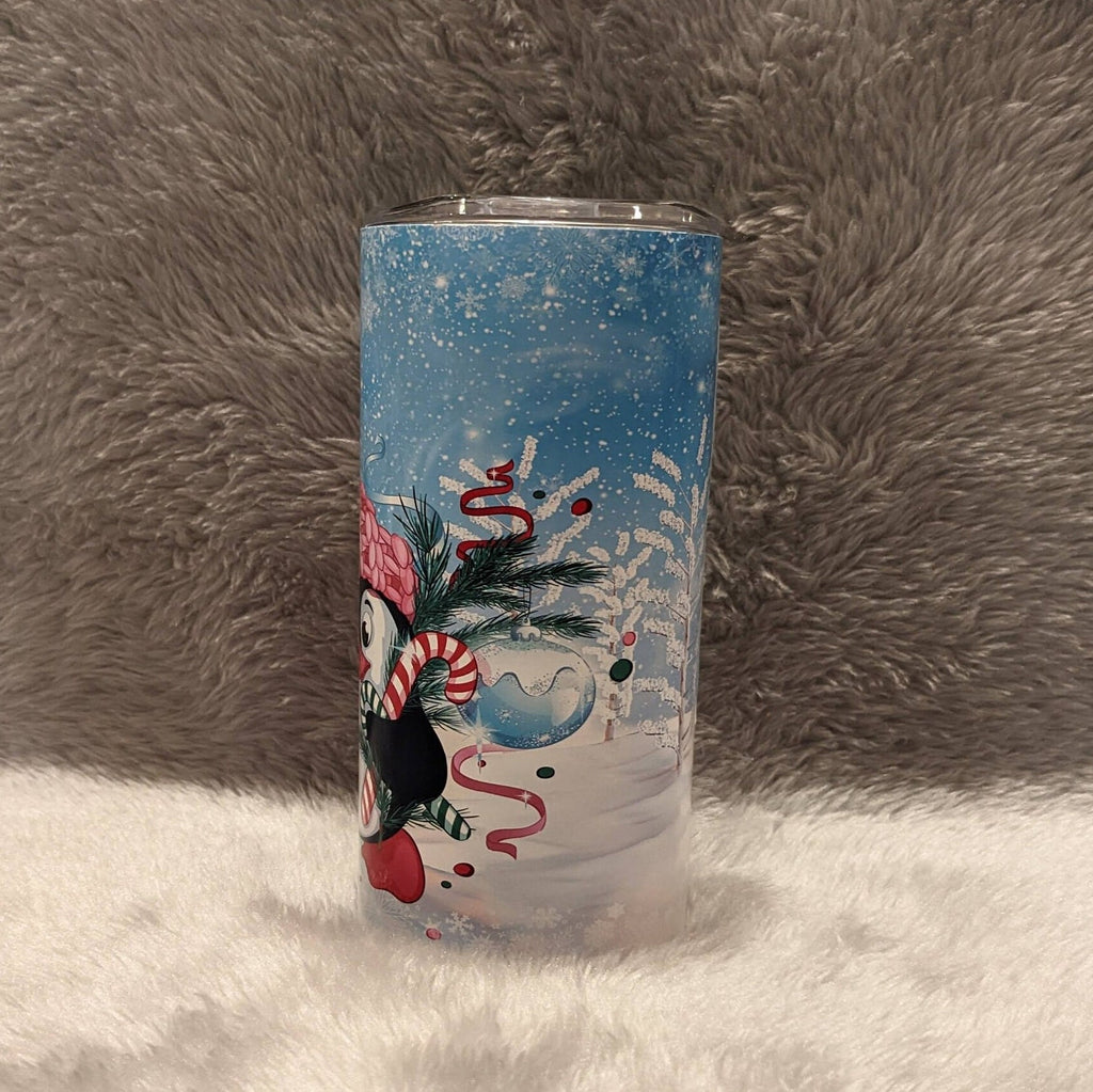 Kids Penguin Tumbler Can Be Personalized, Penguin Cup With Name, Includes A Reusable Straw, Cup With Lid and Straw For Home or On The Go