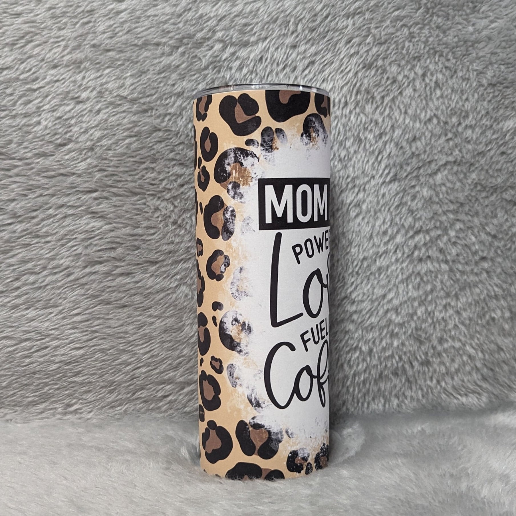 Mom Life Powered By Love Fueled By Coffee Tumbler 20oz With Reusable Straw