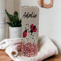 Ladybug Tumbler, Ladybug Cup, Personalized Tumbler, Ladybug Gift, 20oz Tumbler With Straw, Gift For Her