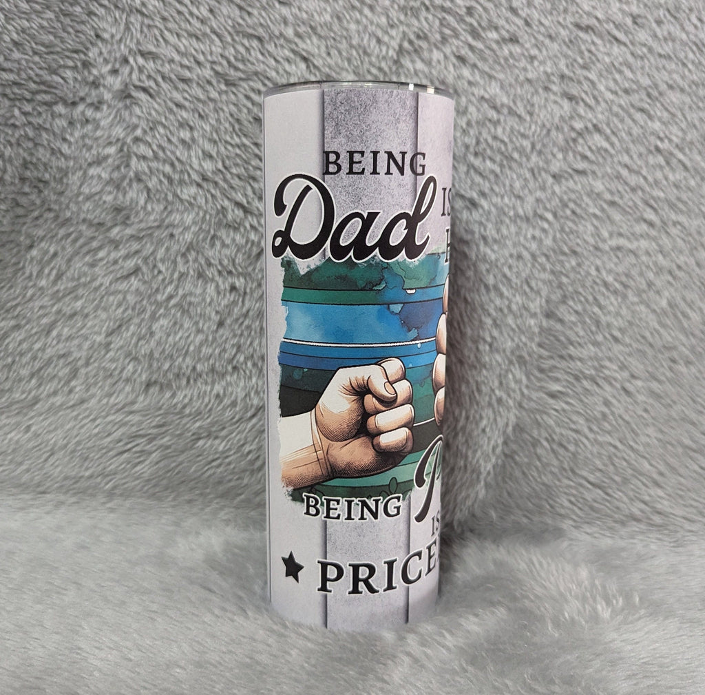 Papa Tumbler Can Be Personalized, Includes A Reusable Straw, Gift For Grandfather, 20oz Tumbler For Hot Or Cold Drinks, Gift For Papa