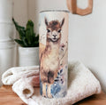 Llama Tumbler With Straw Can Be Personalized, Cup With Name, Llama Gift, 20oz Tumbler For Hot Or Cold Drinks -  For Home Or On The Go