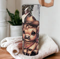Highland Cow Cowboy Tumbler Can Be Personalized, Cow Tumbler, Cow Cup With Name, Great For Home Or On The Go Hot Or Cold Drinks