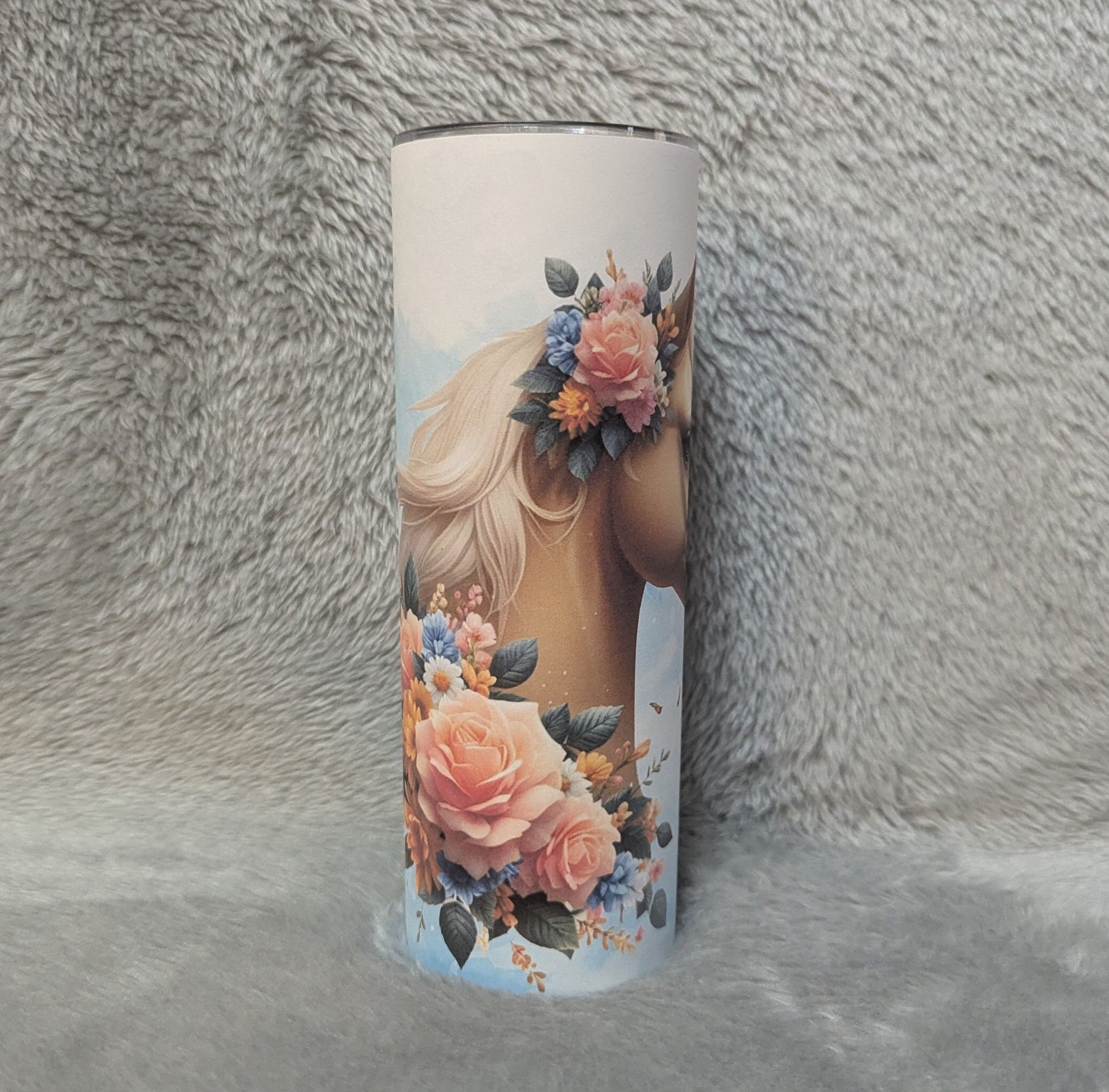 Just A Girl Who Loves Horses Tumbler With Reusable Straw, Can Be Personalized, Horse Lover Gift, Great For Every day Use, Hot or Cold Drinks