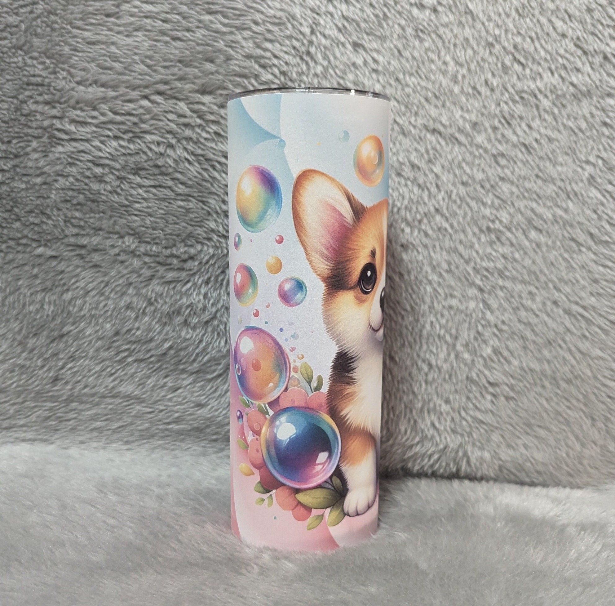 Corgi Tumbler That Can Be Personalized Includes A Straw, Dog Cup With Name, Dog Lover Gift, For Everyday Use - Hot Or Cold Drinks
