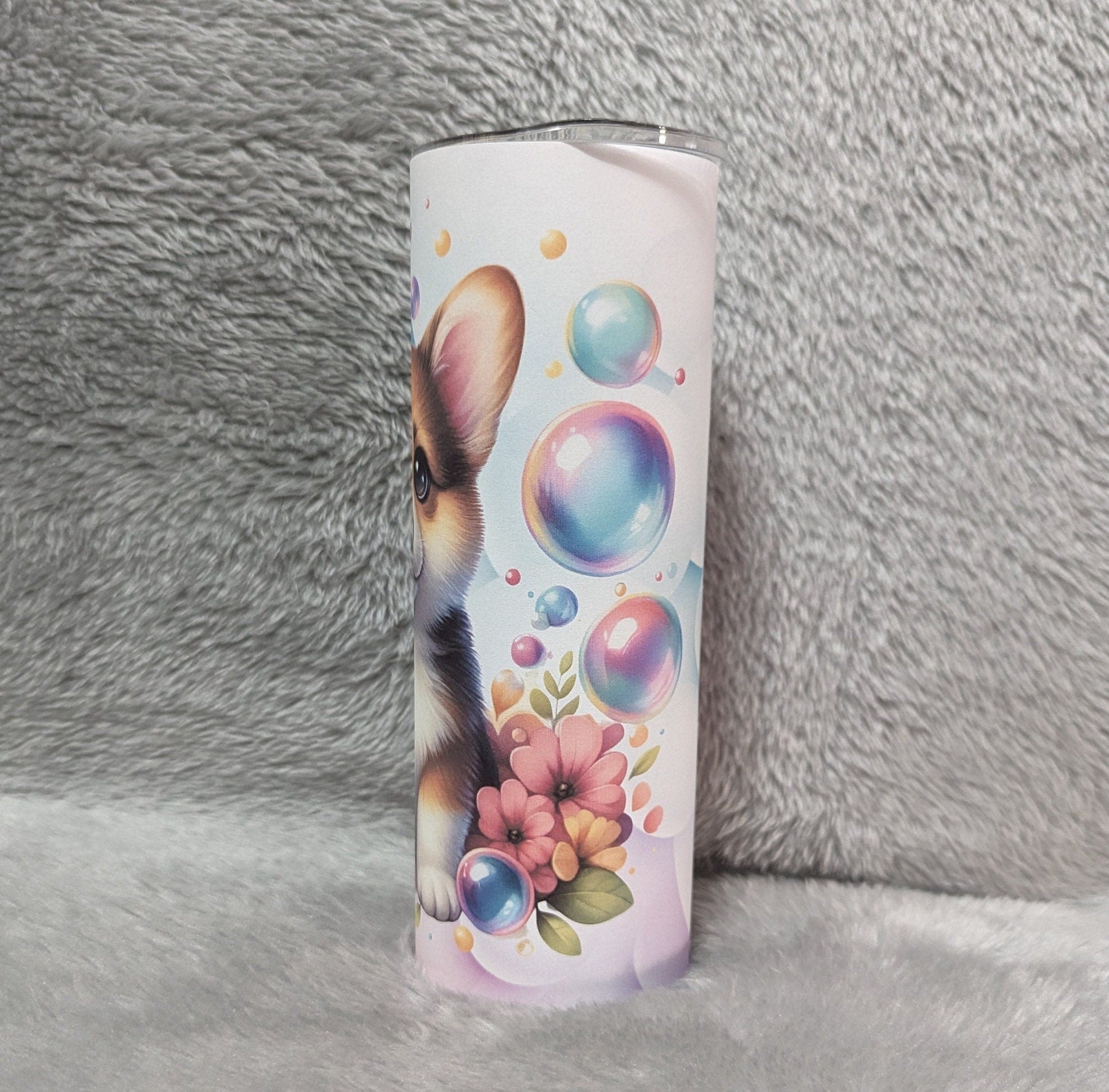 Corgi Tumbler That Can Be Personalized Includes A Straw, Dog Cup With Name, Dog Lover Gift, For Everyday Use - Hot Or Cold Drinks