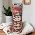 Crazy Cat Lady Tumbler 20oz With Reusable Straw, Can Be Personalized