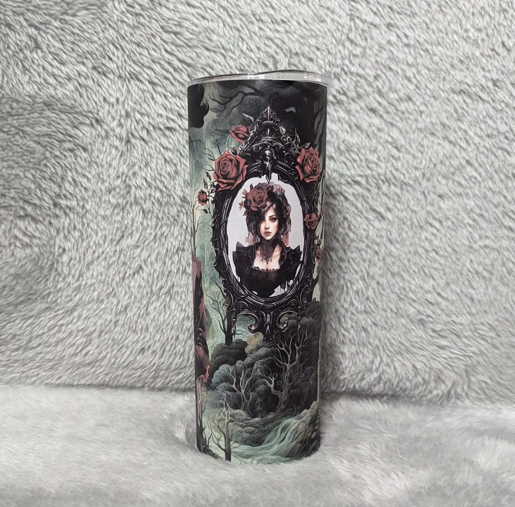 Halloween Guy Tumbler Can Be Personalized, For Hot Or Cold Drinks, 20oz Gothic Halloween Tumbler with Reusable Straw - Everyday Use