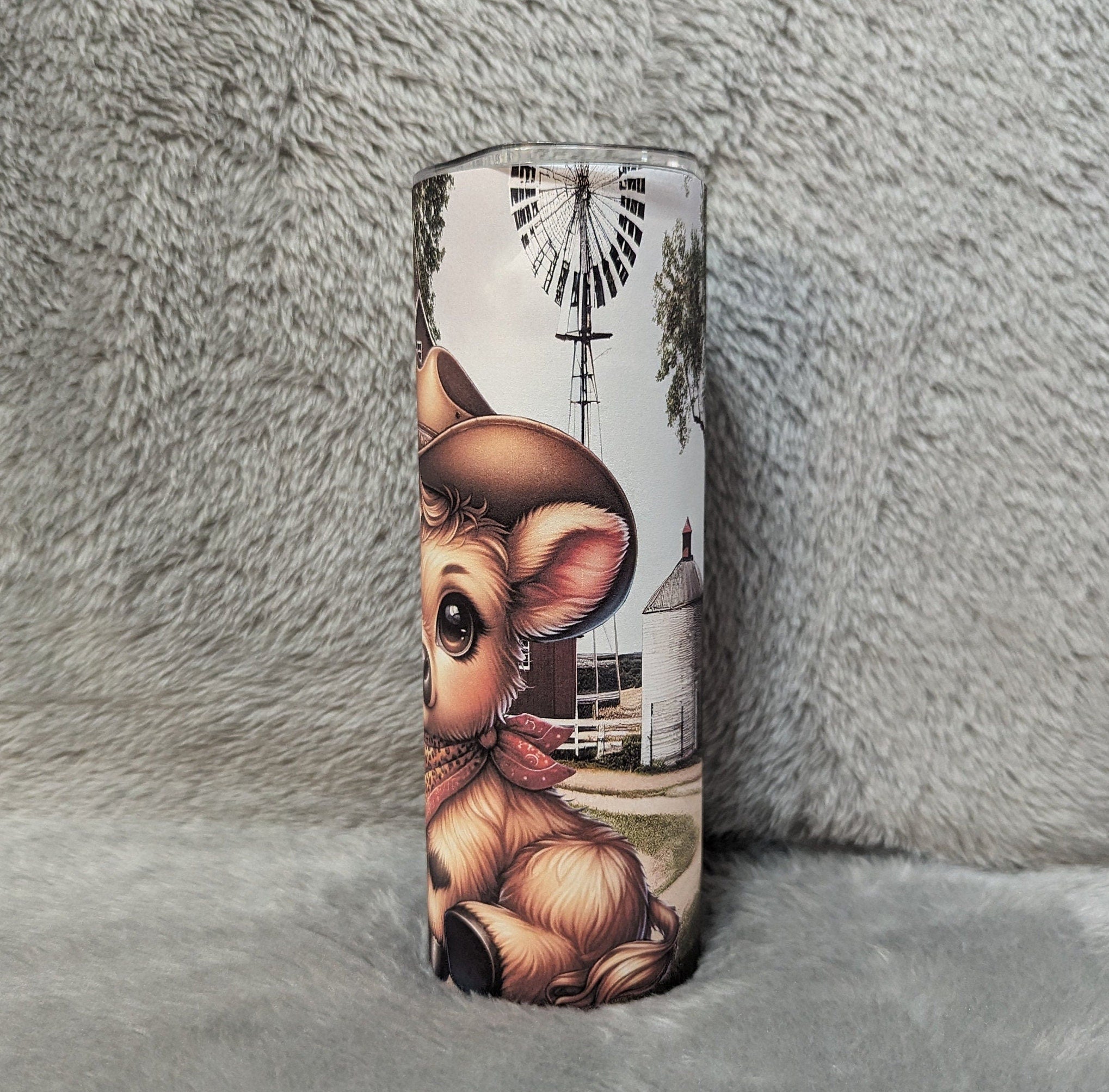 Highland Cow Cowboy Tumbler Can Be Personalized, Cow Tumbler, Cow Cup With Name, Great For Home Or On The Go Hot Or Cold Drinks