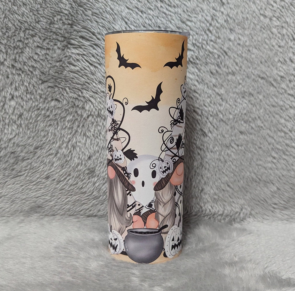 Cute Halloween Gnome Tumbler Can Be Personalized, Gnome Cup With Name, Halloween Cup, Personalized Gnome tumbler, Halloween Party Gift
