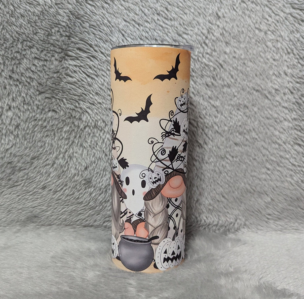 Cute Halloween Gnome Tumbler Can Be Personalized, Gnome Cup With Name, Halloween Cup, Personalized Gnome tumbler, Halloween Party Gift
