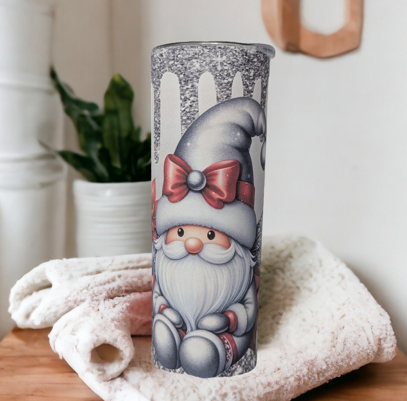 Christmas Gnome Tumbler Can Be Personalized, Christmas Gnome Cup, Christmas Gnome Tumbler, Winter Tumbler, Christmas Gnome