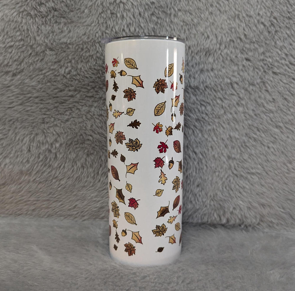 Pumpkin Spice Fall Tumbler 20oz With Reusable Straw