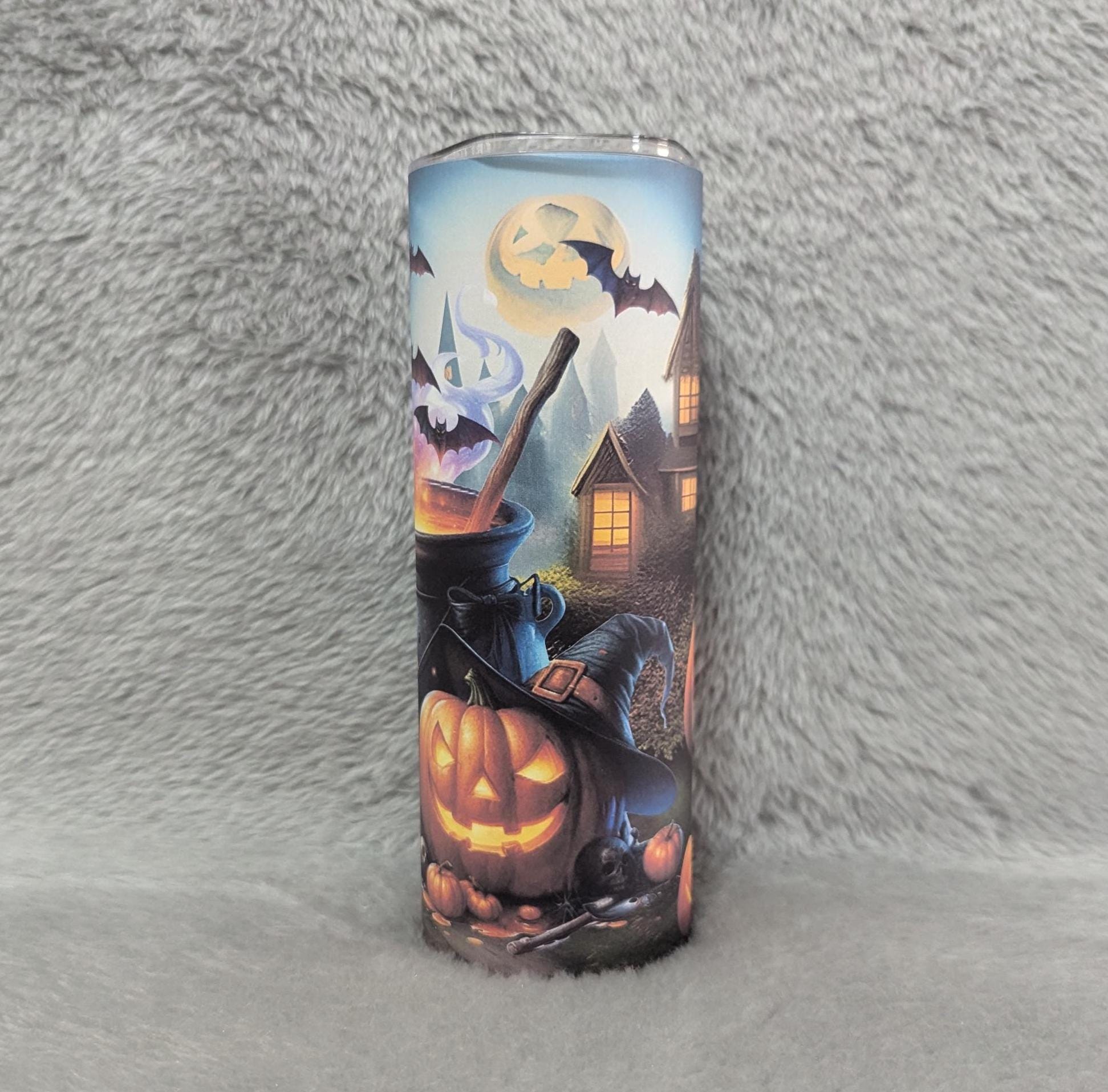 Halloween Tumbler Can Be personalized, Great For Halloween Lovers, Fun Drinkware For Everyday Use - Hot Or Cold Drinks