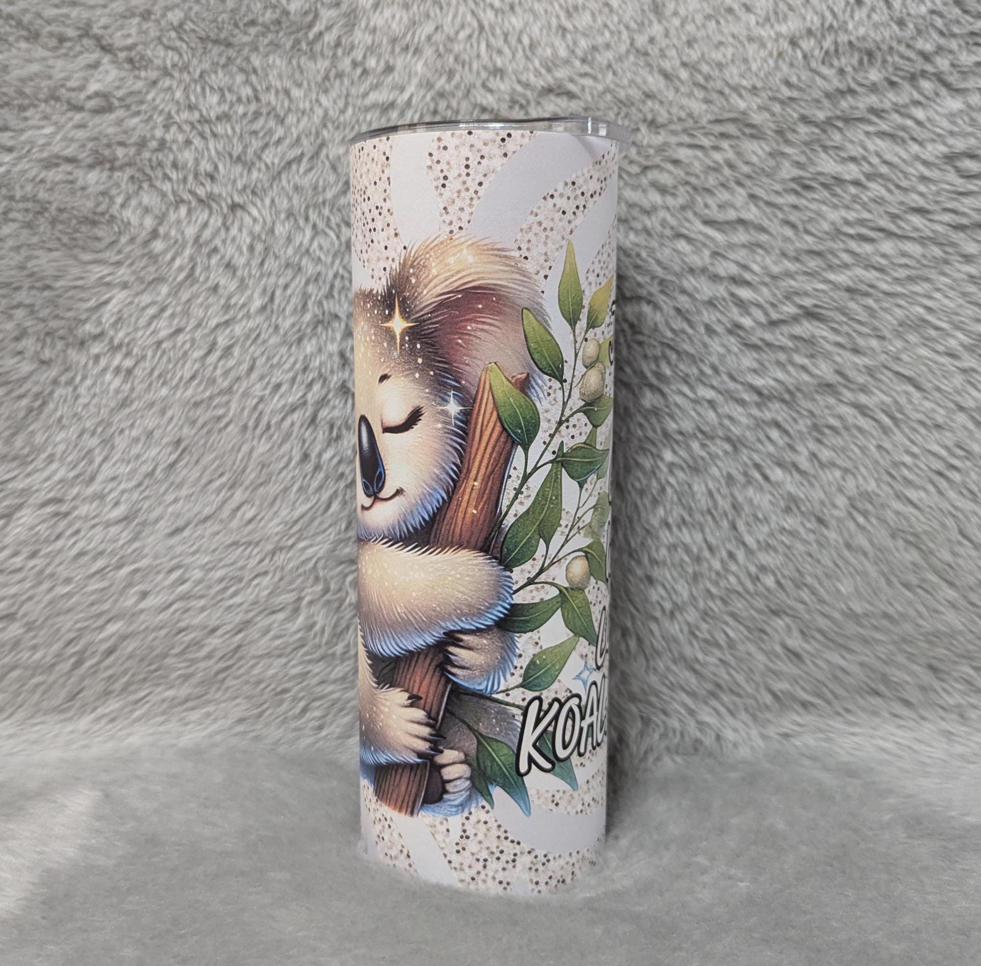 Just A Girl Who Loves Koala Bears Tumbler Can Be Personalized, Koala Bear Cup, Koala Bear Gift, Great For Everyday Use - Hot Or Clod Dinks