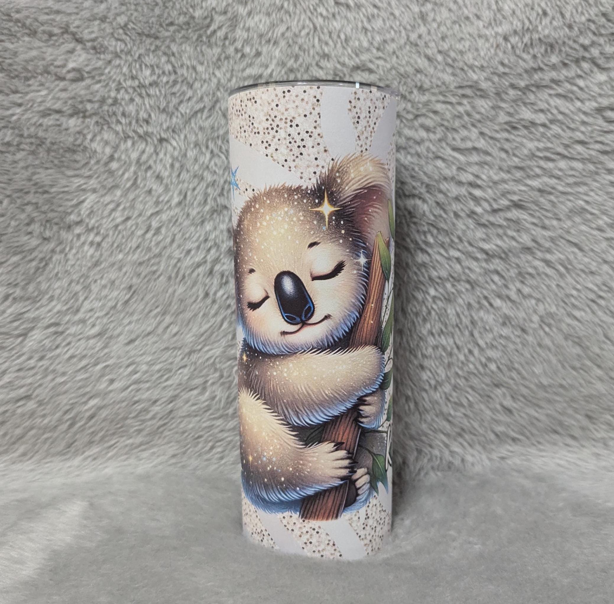Just A Girl Who Loves Koala Bears Tumbler Can Be Personalized, Koala Bear Cup, Koala Bear Gift, Great For Everyday Use - Hot Or Clod Dinks